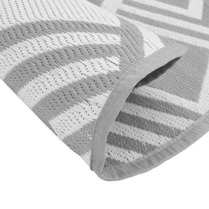 Outdoor Carpet ARAKIL Grey Ø200 cm PP