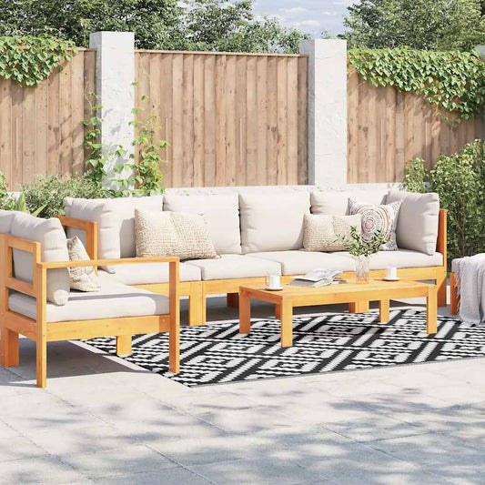 Outdoor Carpet ARAKIL White and Black 160x230 cm PP