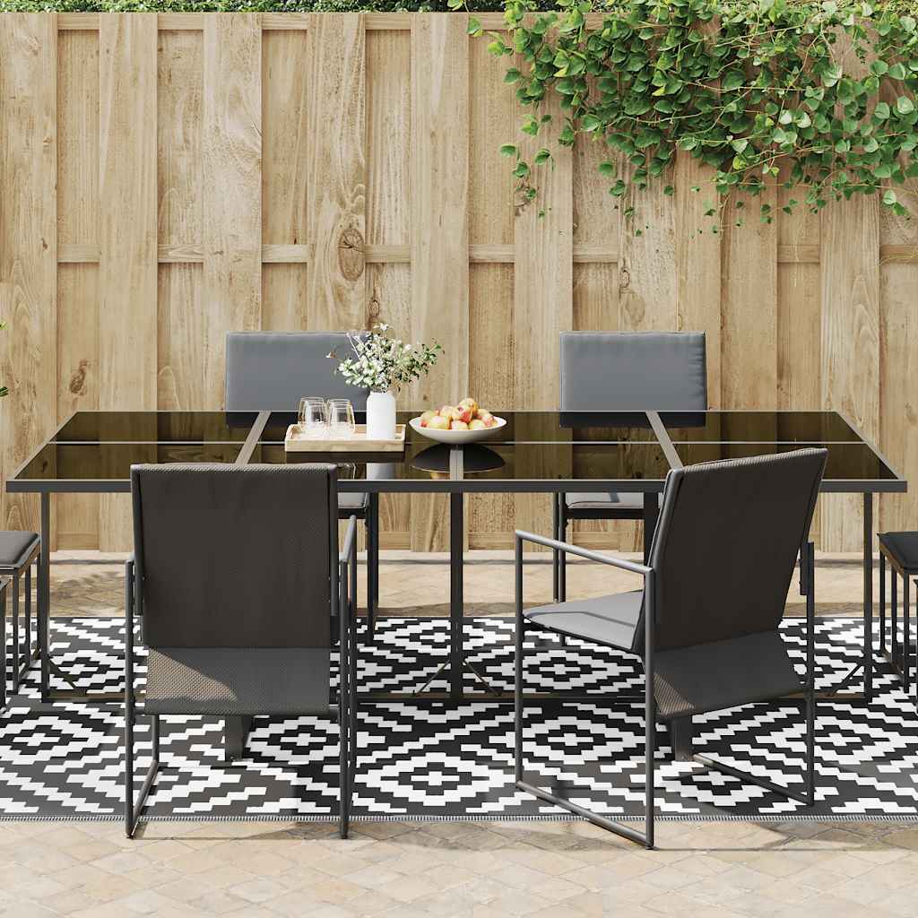Outdoor Carpet ARAKIL White and Black 190x290 cm PP