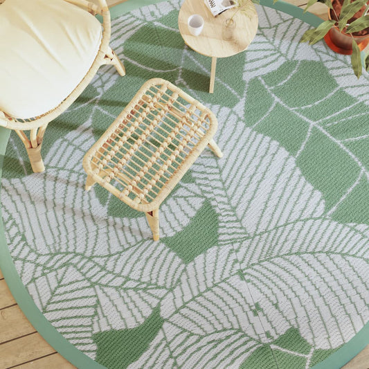 Outdoor Carpet ARAKIL Green Ø200 cm PP