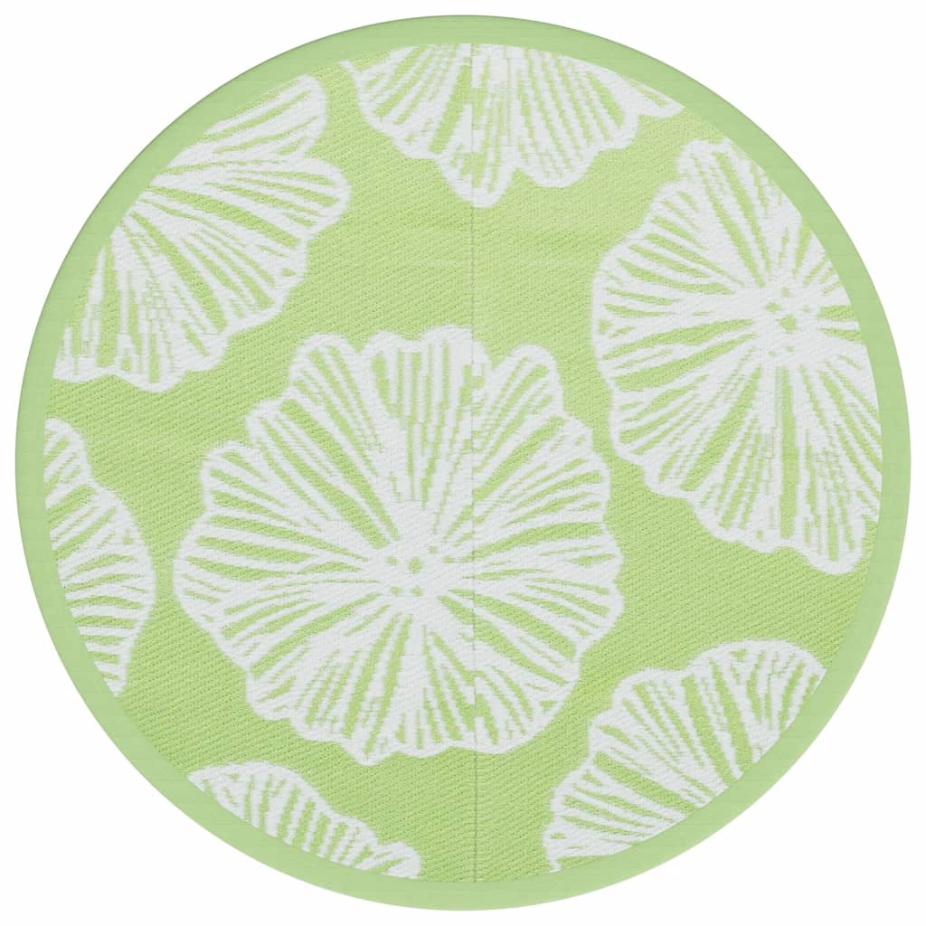 Outdoor Carpet ARAKIL Green Ø160 cm PP