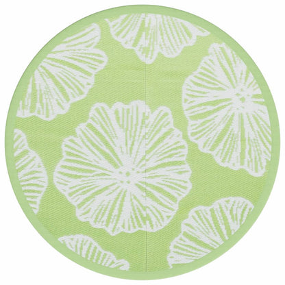 Outdoor Carpet ARAKIL Green Ø160 cm PP