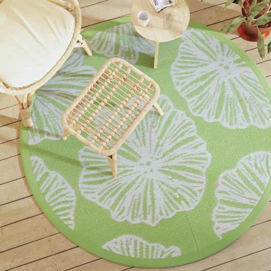 Outdoor Carpet ARAKIL Green Ø160 cm PP