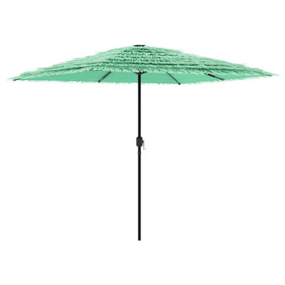 Garden Parasol with Steel Pole Green 248x248x248 cm