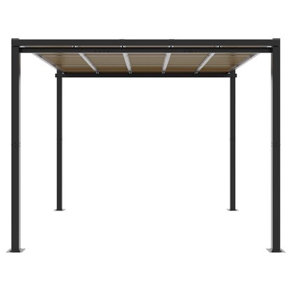 Garden Gazebo Anthracite 3x3 m Aluminium