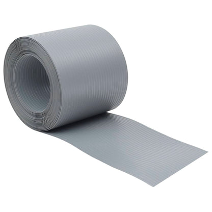 Garden Privacy Screens 10 pcs Grey 252.5x19 cm PVC