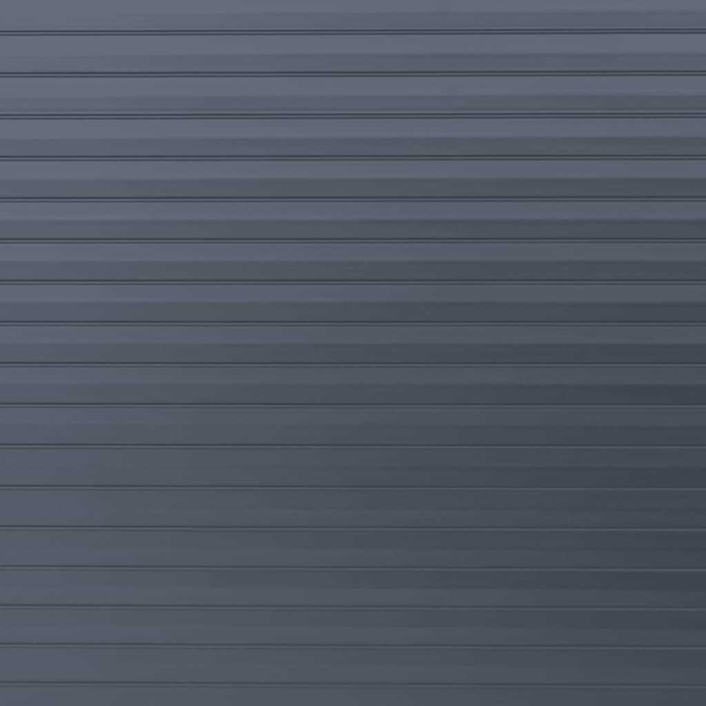 Garden Privacy Screens 10 pcs Black 252.5x19 cm PVC