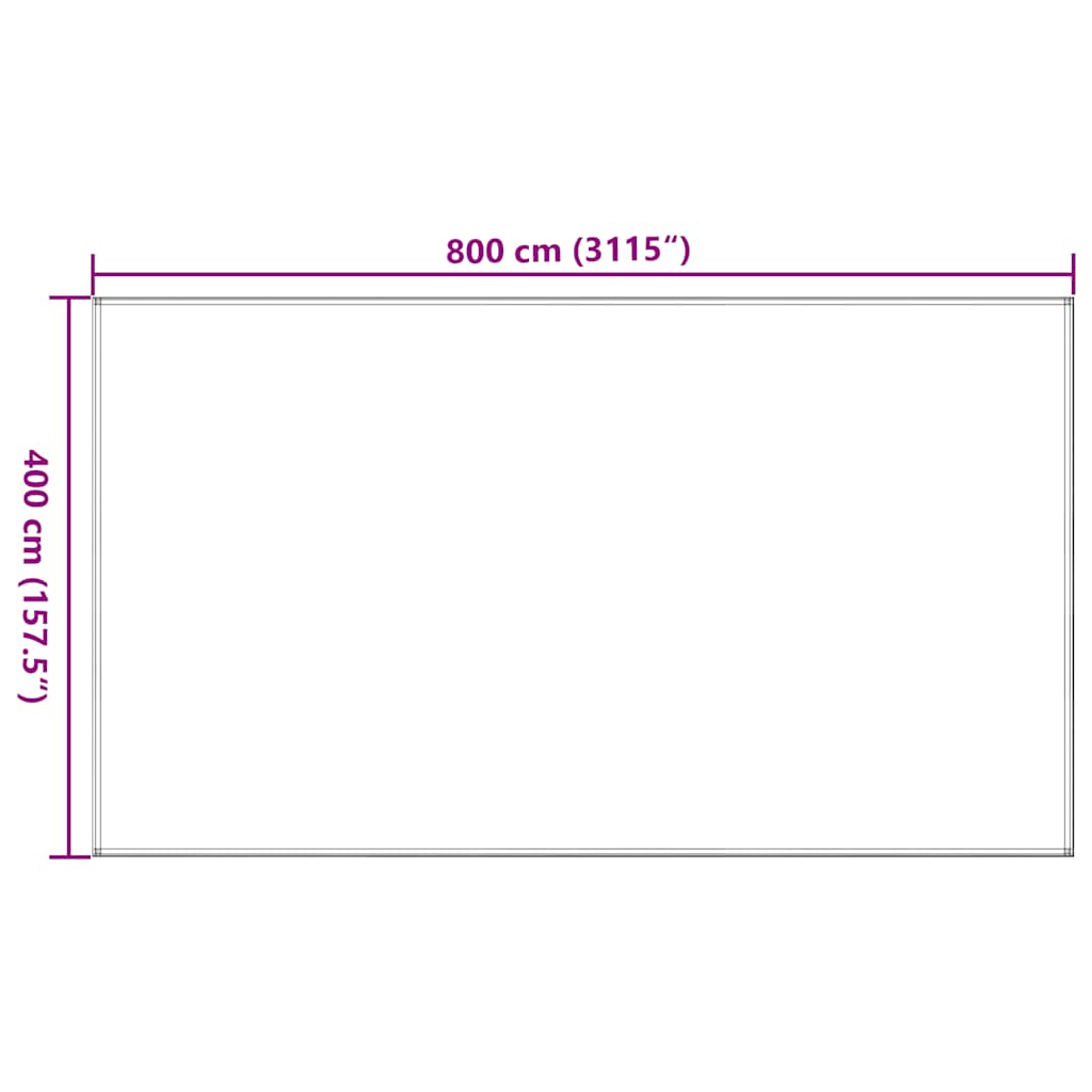 Tent Carpet Sand 400x800 cm HDPE