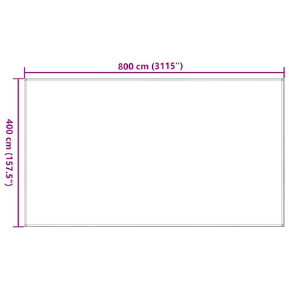 Tent Carpet Sand 400x800 cm HDPE