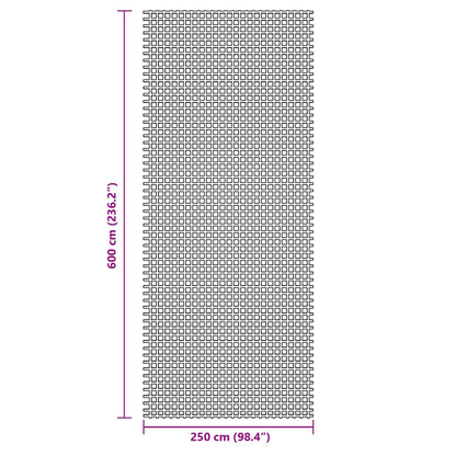 Tent Carpet Anthracite 6x2.5 m