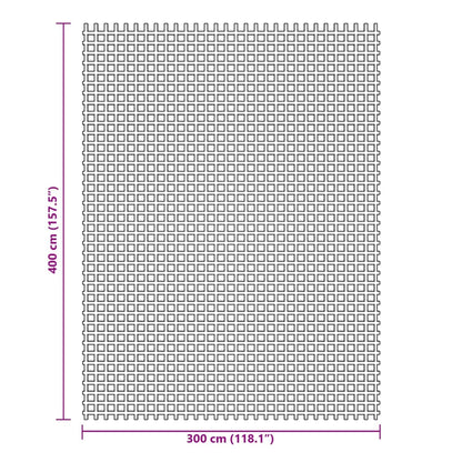 Tent Carpet Anthracite 4x3 m
