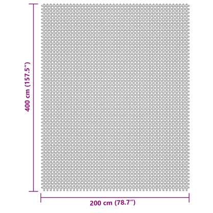 Tent Carpet Light Grey 4x2 m
