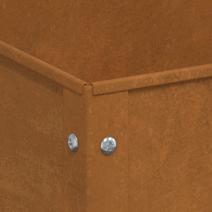 Garden Planter 100.5x40.5x90 cm Weathering Steel