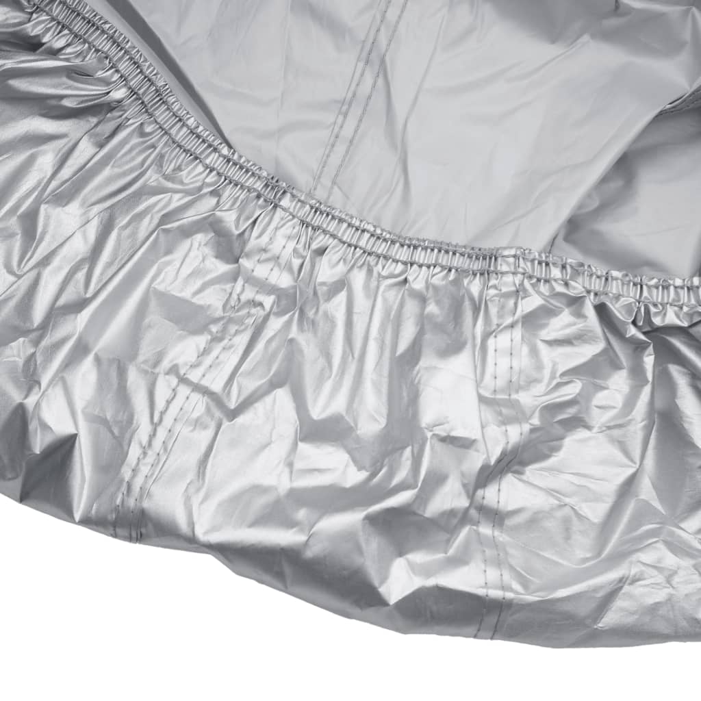 Car Cover for SUV with Buckle Straps Full Silver M