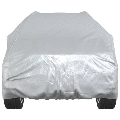 Car Cover for SUV with Buckle Straps Full Silver L PEVA