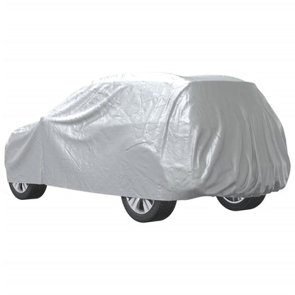 Car Cover for SUV with Buckle Straps Full Silver L PEVA
