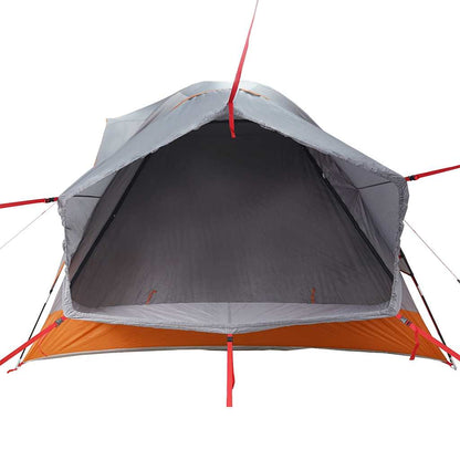 Car Tent 4-Person Grey and Orange Waterproof