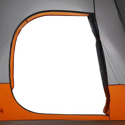 Car Tent 4-Person Grey and Orange Waterproof