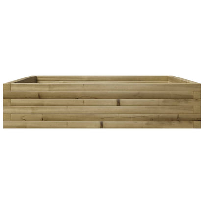 Garden Planter 100x100x23 cm Impregnated Wood Pine