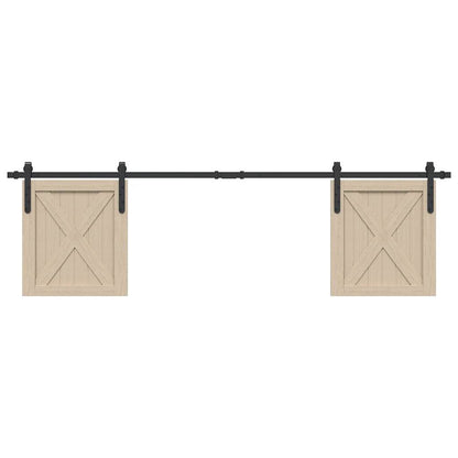  Sliding Cabinet Door Kit 183 cm Carbon Steel