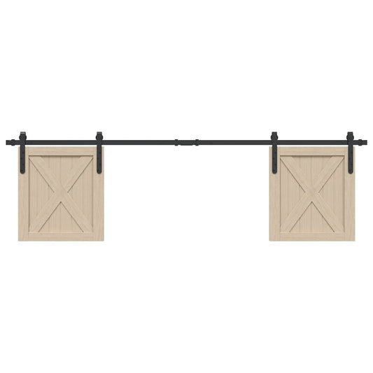  Sliding Cabinet Door Kit 183 cm Carbon Steel
