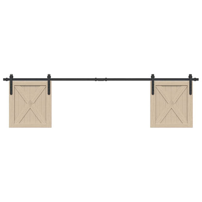  Sliding Cabinet Door Kit 200 cm Carbon Steel