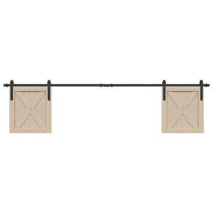  Sliding Cabinet Door Kit 213 cm Carbon Steel