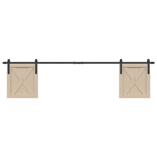  Sliding Cabinet Door Kit 213 cm Carbon Steel