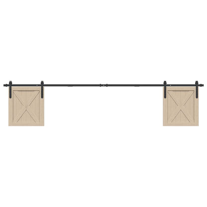  Sliding Cabinet Door Kit 244 cm Carbon Steel