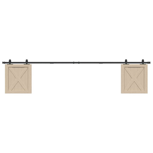 Sliding Cabinet Door Kit 244 cm Carbon Steel