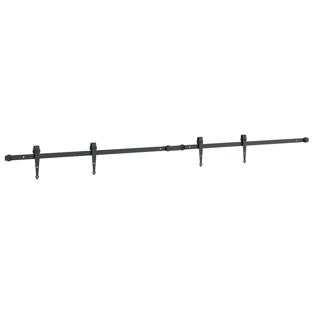 Sliding Cabinet Door Kit 200 cm Carbon Steel