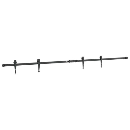 Sliding Cabinet Door Kit 200 cm Carbon Steel
