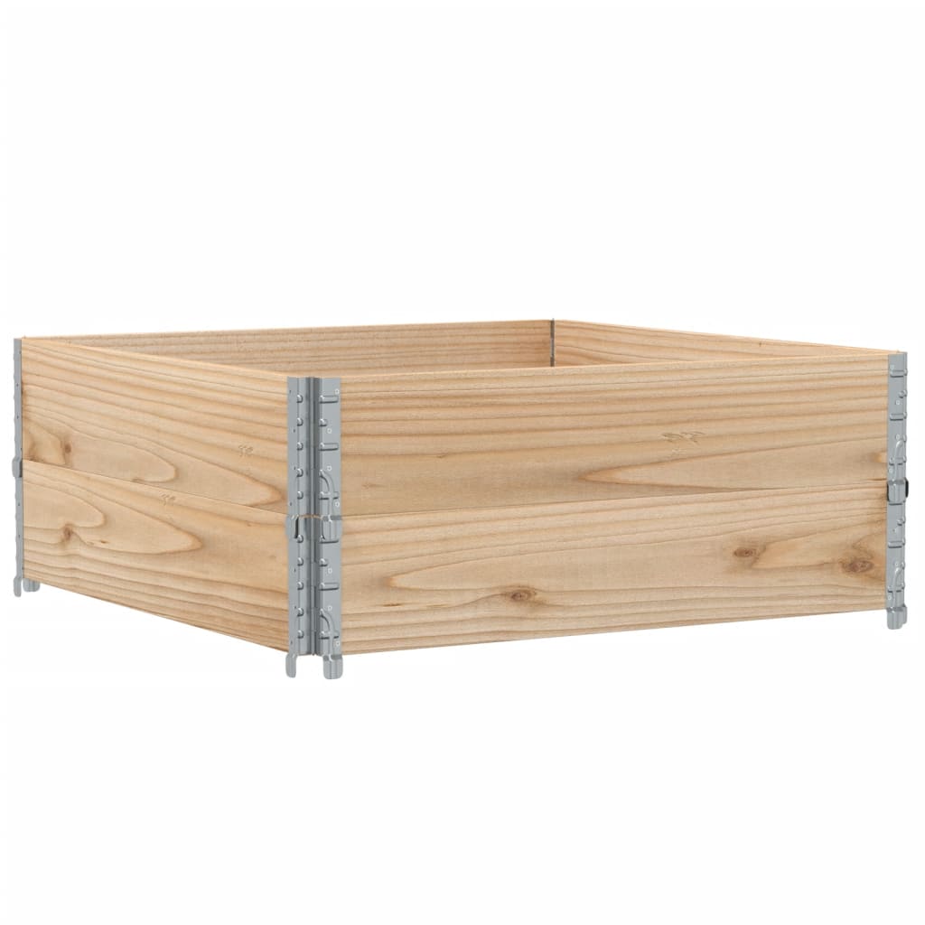 Garden Planter 100x100 cm Solid Wood Pine