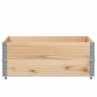 Garden Planter 100x100 cm Solid Wood Pine