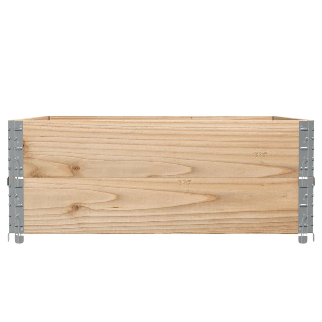Garden Planter 100x100 cm Solid Wood Pine