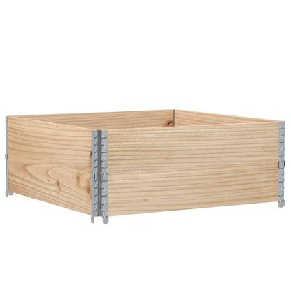 Garden Planter 100x100 cm Solid Wood Pine