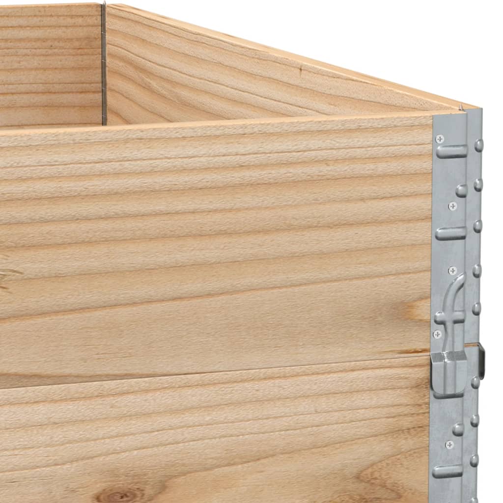 Garden Planter 100x100 cm Solid Wood Pine