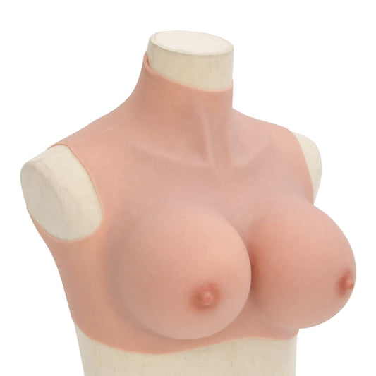 Silicone Breastplate Natural H Cup