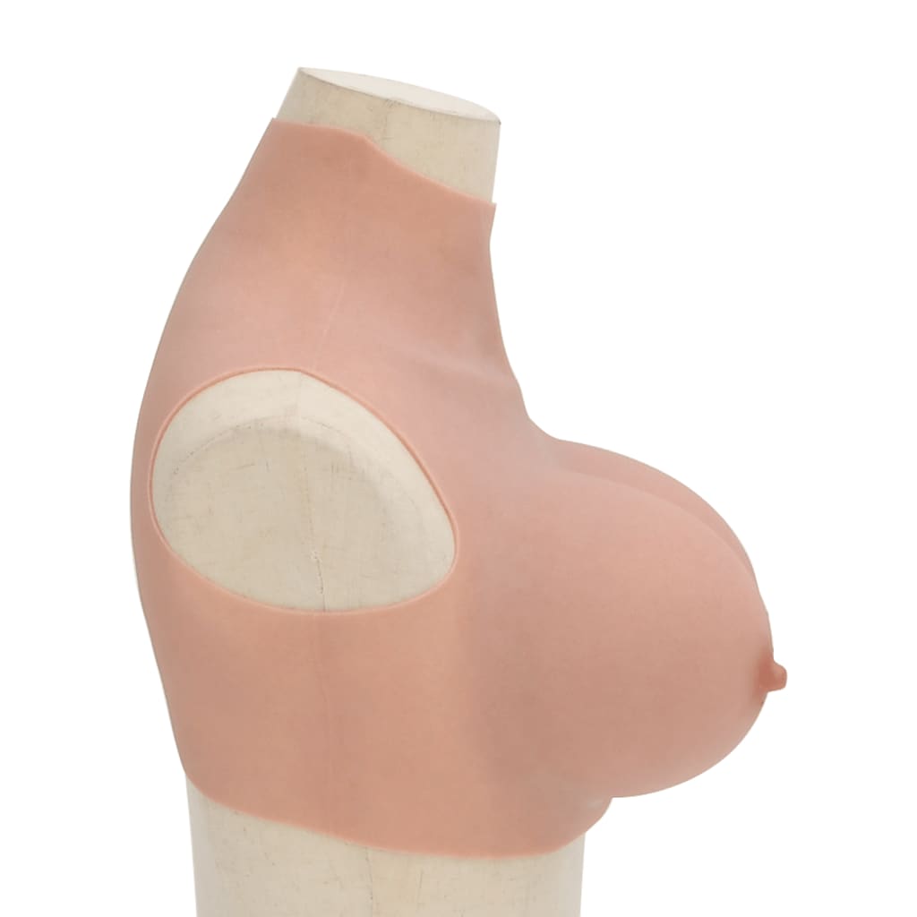 Silicone Breastplate Natural H Cup