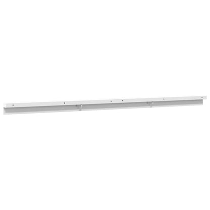 Sliding Door Hardware Kit 183 cm Aluminium Alloy Sliver