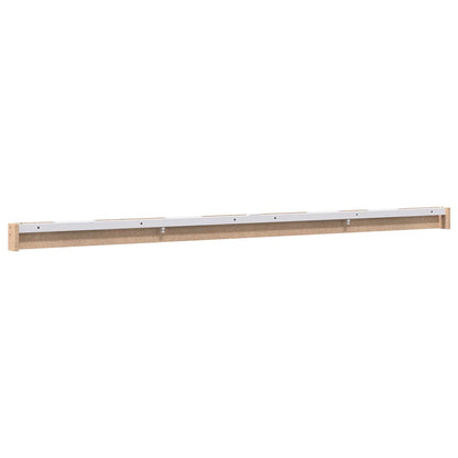 Sliding Door Hardware Kit 200 cm Aluminium Alloy Sliver