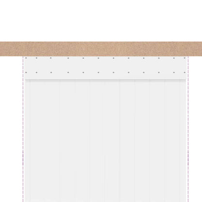 Sliding Door Hardware Kit 200 cm Aluminium Alloy Sliver