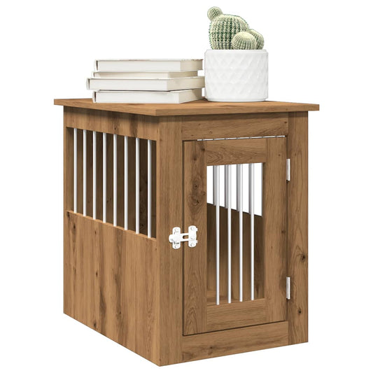Dog Crate Furniture Artisan Oak 45x62x59 cm Engineered Wood