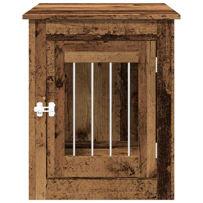 Dog Crate Furniture Old Wood 55x75x65 cm Engineered Wood