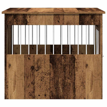 Dog Crate Furniture Old Wood 55x80x68 cm Engineered Wood