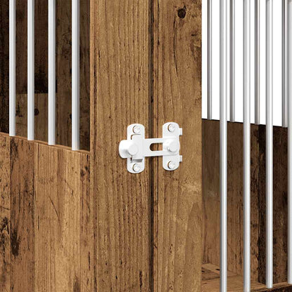 Dog Crate Furniture Old Wood 64.5x80x71 cm Engineered Wood