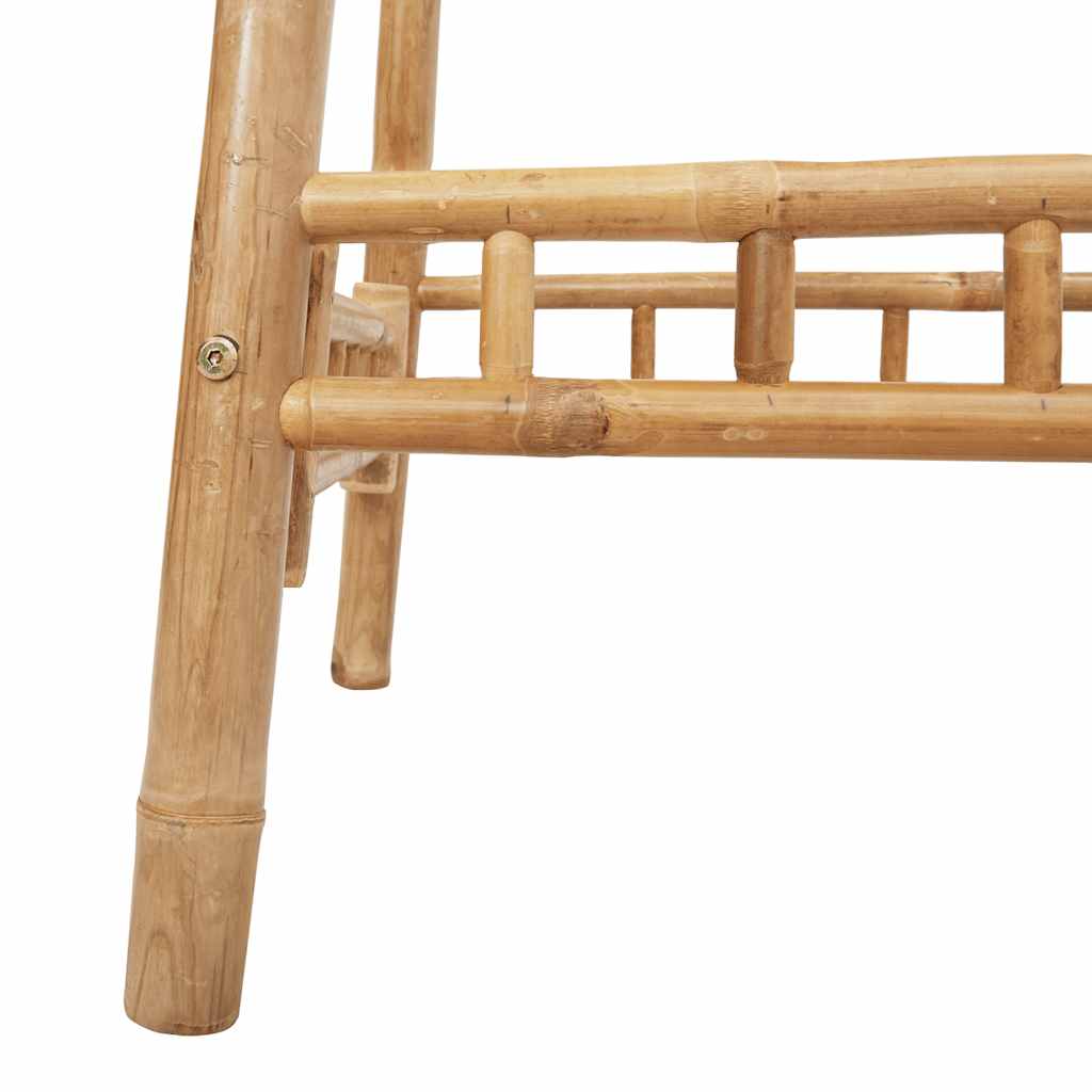 Outdoor Bar Table Round Ø55x100 cm Bamboo