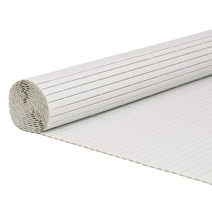 Garden Fence Double-Sided White 1.8x3 m PVC