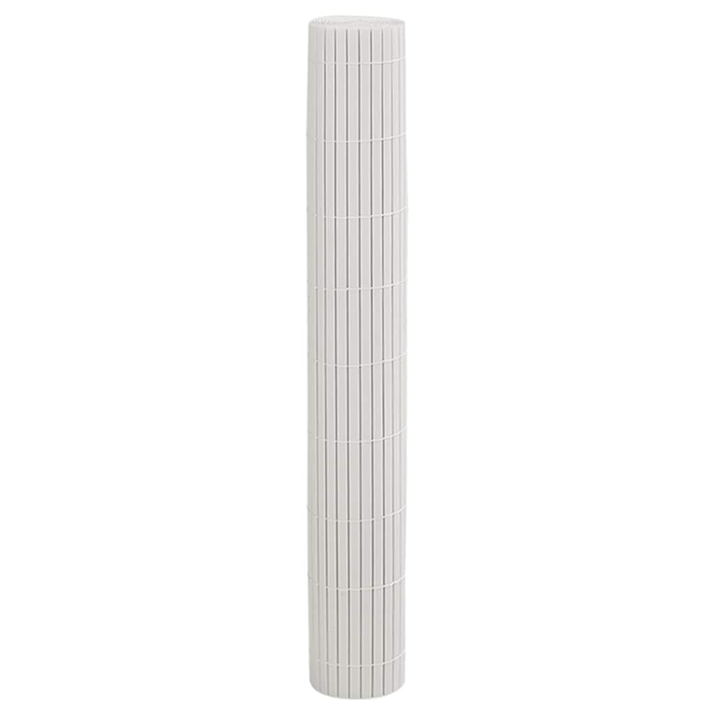 Garden Fence Double-Sided White 1.8x3 m PVC