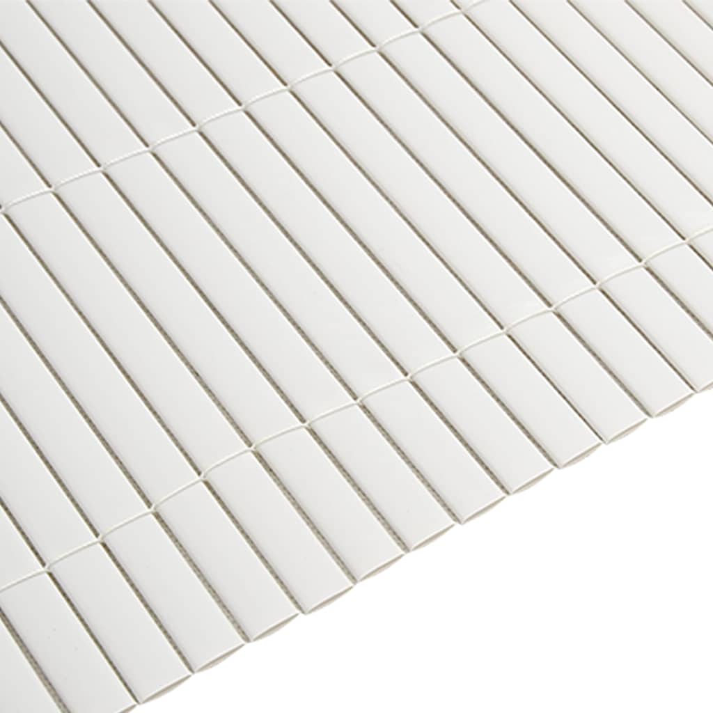 Garden Fence Double-Sided White 1.8x3 m PVC